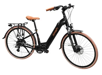 אופני עיר חשמליים שחור Raleigh Mash, S