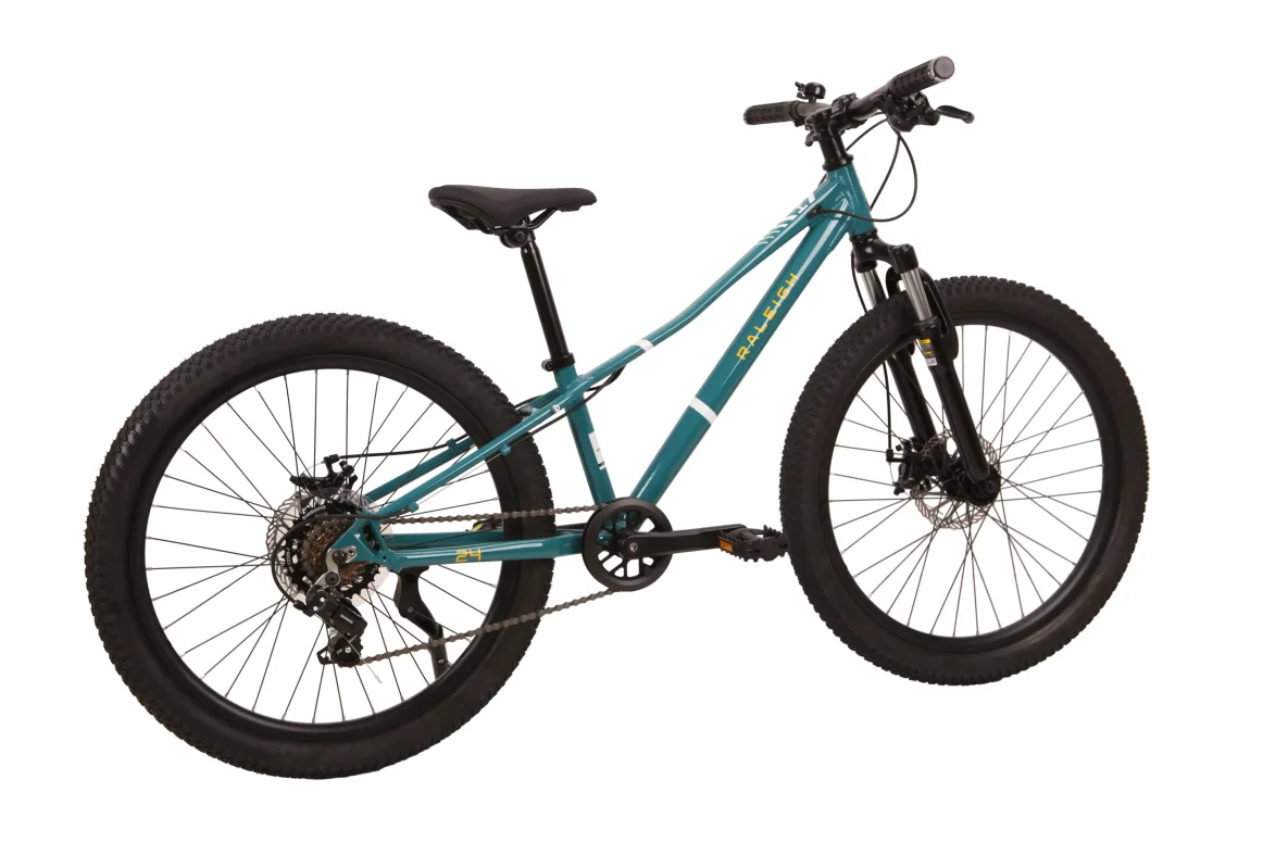 אופני הרים לילדים ונוער טורקיז "Raleigh 24