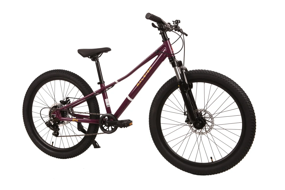 אופני הרים לילדים ונוער סגול "Raleigh 24