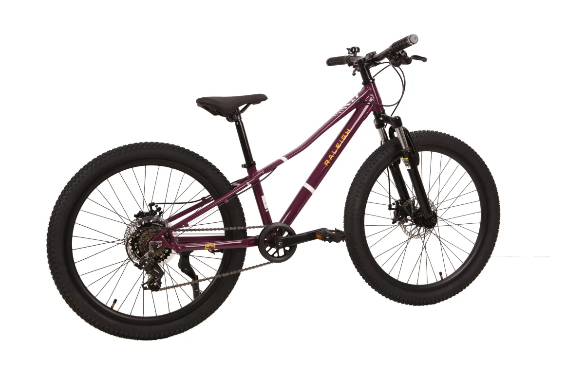 אופני הרים לילדים ונוער סגול "Raleigh 24