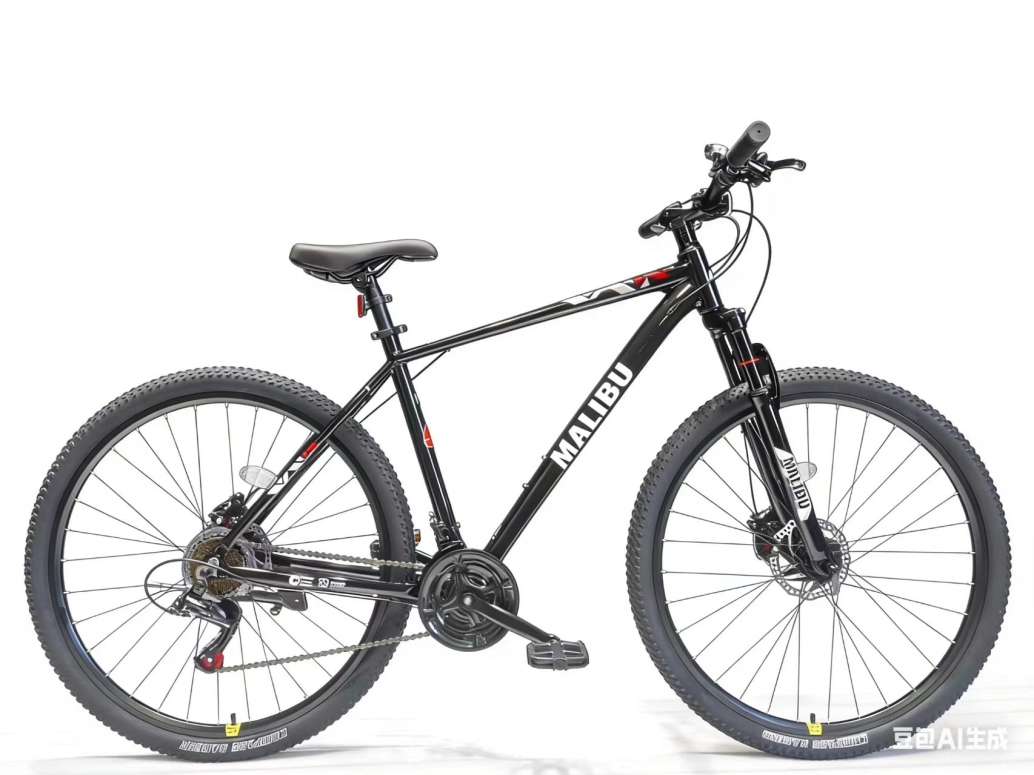 אופני הרים זנב קשיח שחור MALIBU 27.5"-18"