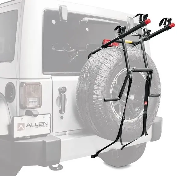 מתקן אופניים לרכב 2 זוגות צמיג רזרבי