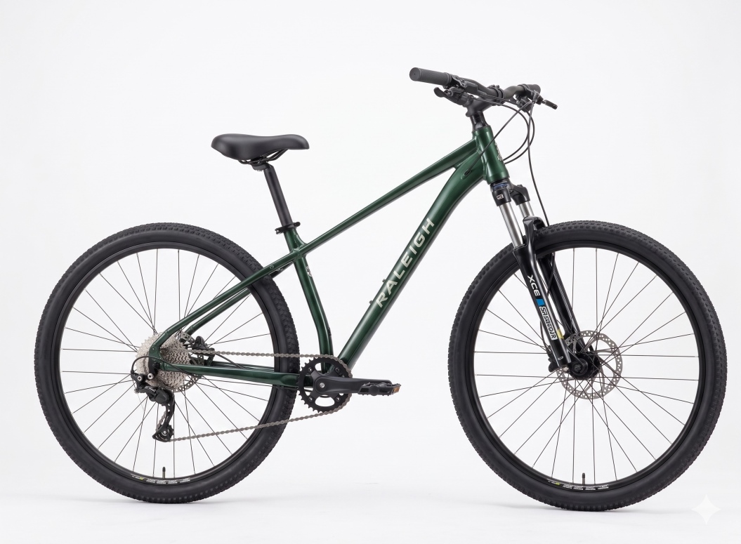 אופני הרים זנב קשיח ירוק Raleigh "Hawk" 29r" 21" / XL