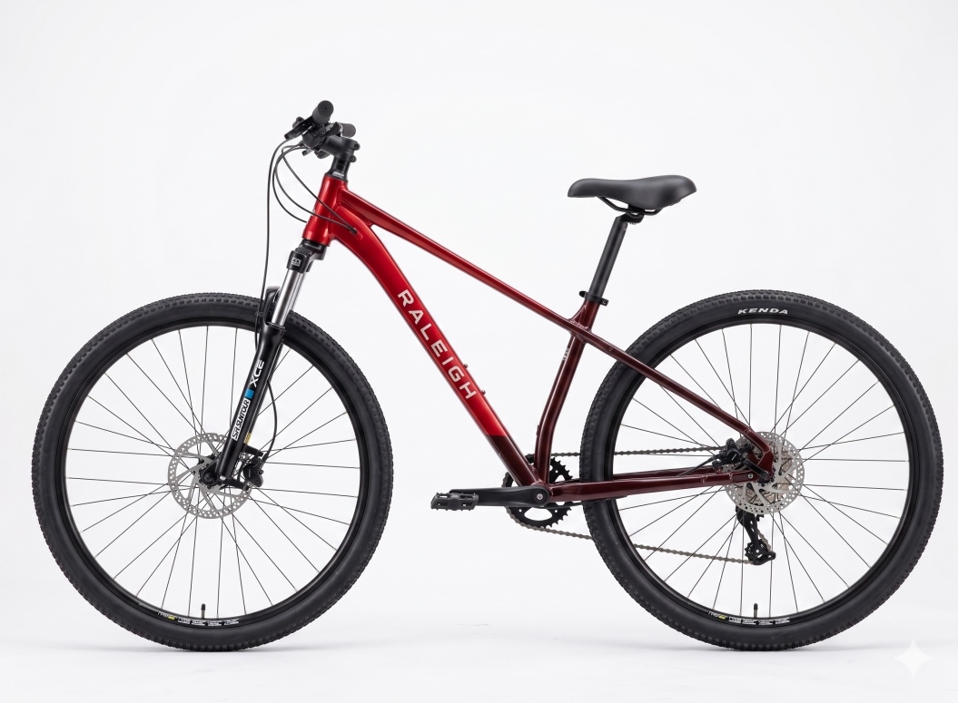אופני הרים זנב קשיח אדום Raleigh "Hawk" 27.5" 14" / XS