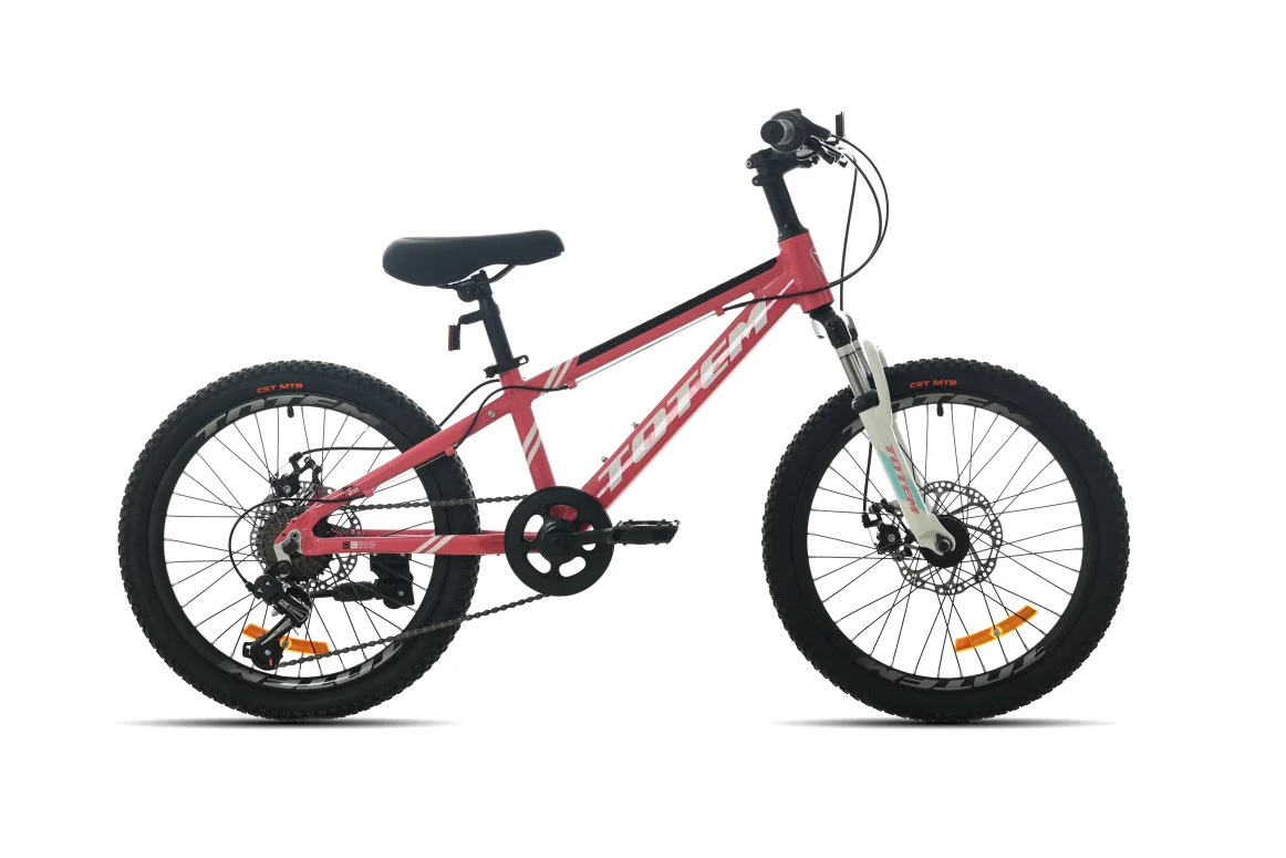 אופני הרים דיסק 20 ורוד/לבן TOTEM SUNSHINE