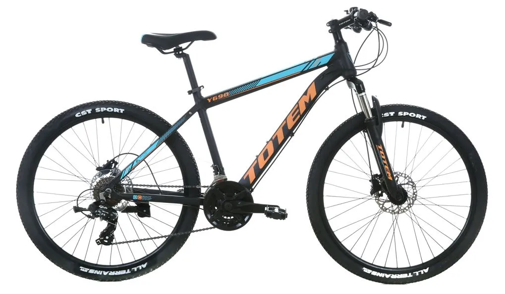 אופני הרים שחור/כתום TOTEM Y690 - 26"X21
