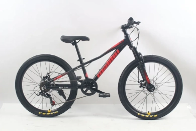 אופניים לילדים ונוער שחור/אדום "MALIBU 24