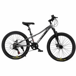 אופני ילדים ונוער כסוף כהה "MALIBU  24