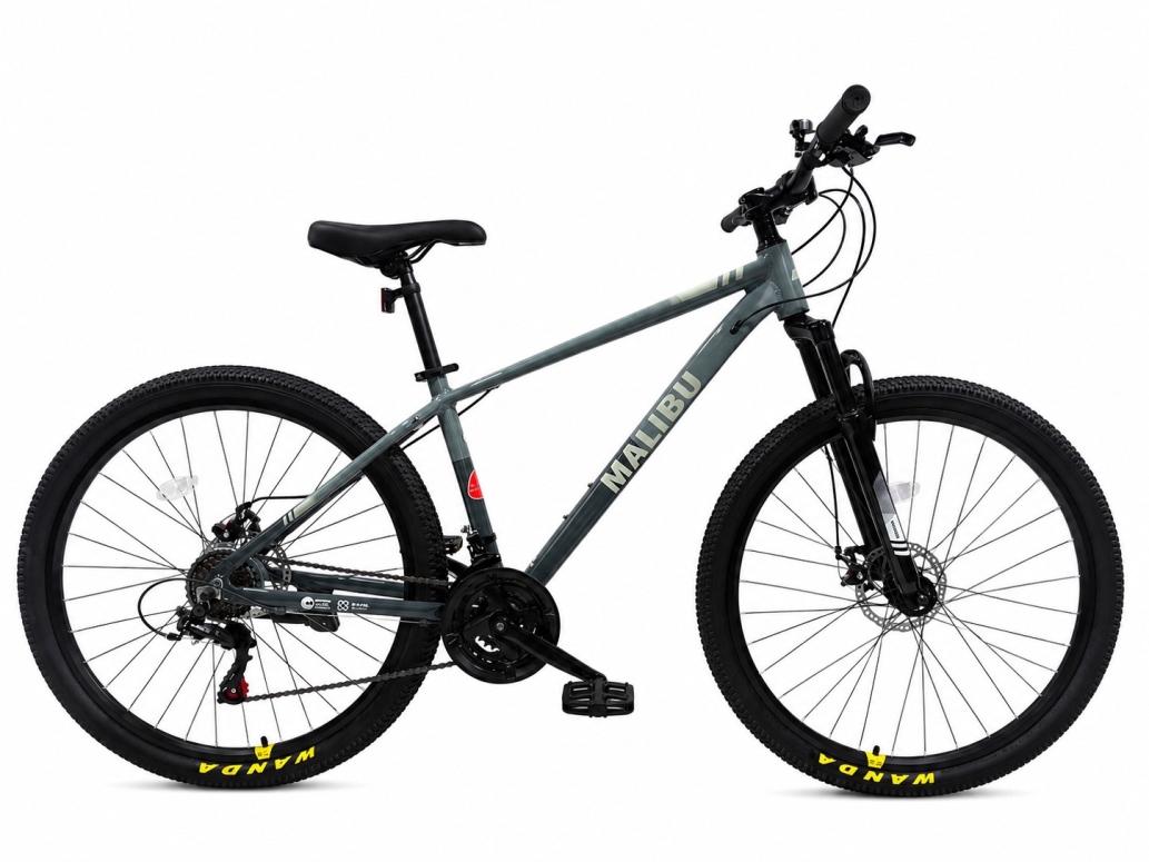 אופני הרים זנב קשיח אפור "Malibu 27.5X14