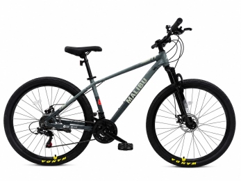 אופני הרים זנב קשיח אפור "Malibu 27.5X14