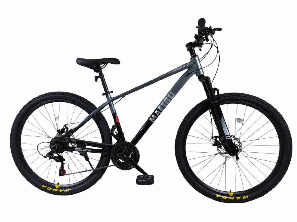 אופני הרים זנב קשיח אפור/שחור "Malibu 27.5X16