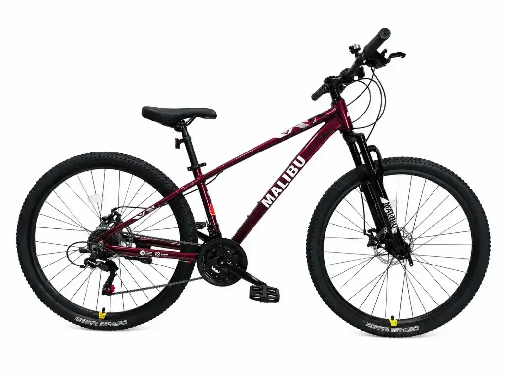 אופני הרים זנב קשיח בורדו MALIBU 27.5"-18"