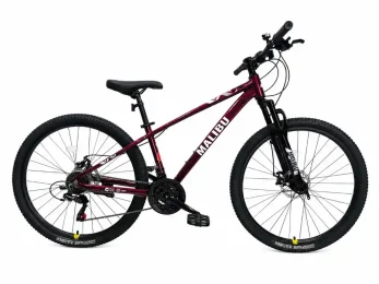 אופני הרים זנב קשיח בורדו MALIBU 27.5"-18"