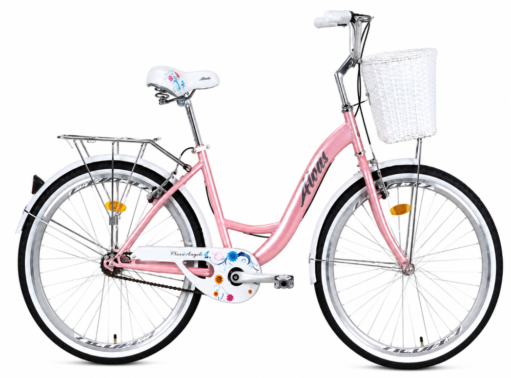 אופני עיר ורוד ALVAS 26" LADY BIKE