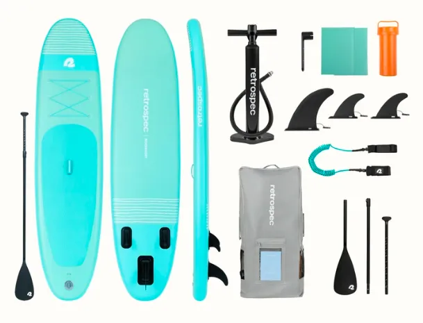 סאפ מתנפח מקצועי - ערכה מלאה Seafoam stripes