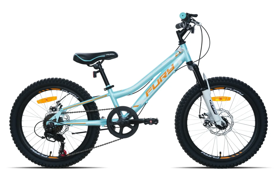 אופני הרים לילדים ונוער "20 דיסק תכלת/כתום Kanto 2.0  7 S