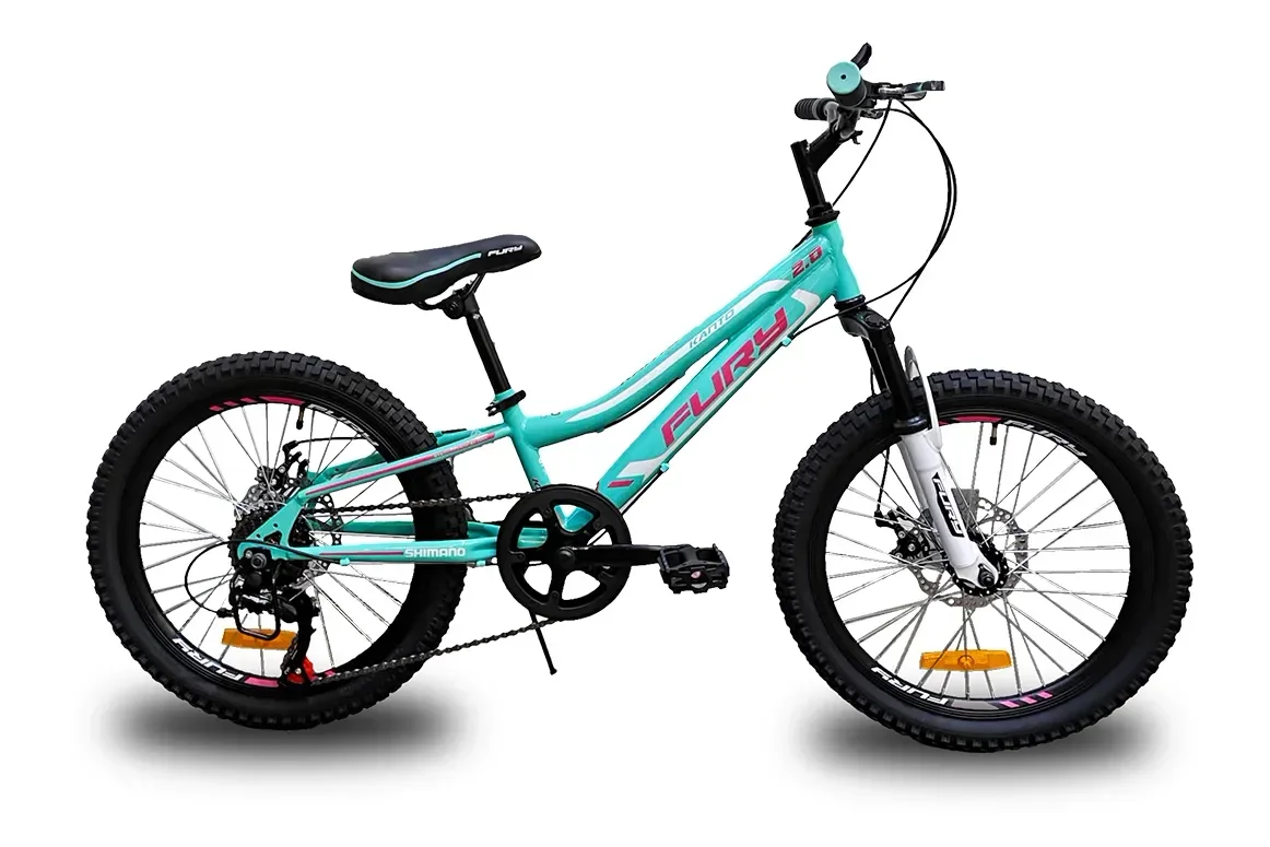 אופני הרים לילדים ונוער "20 דיסק ירוק/ורוד Kanto 2.0  7 S