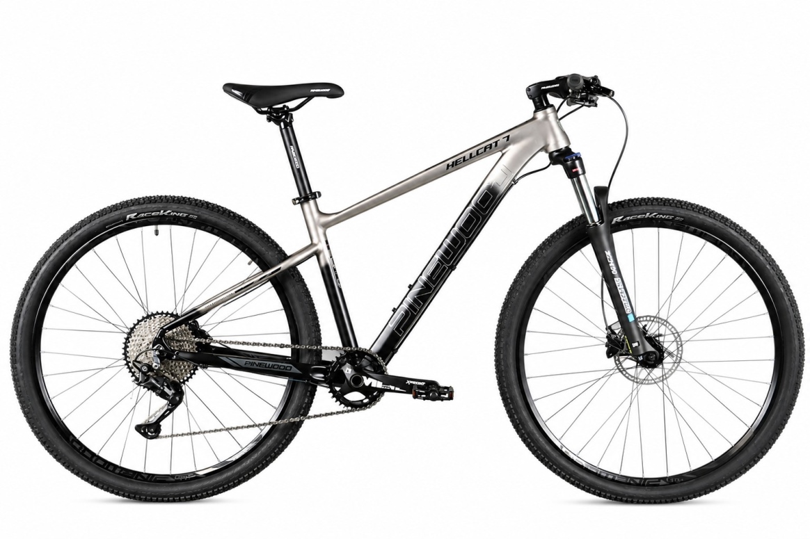 אופני הרים זנב קשיח כסוף "PINEWOOD HELLCAT 7 27.5"X15.5