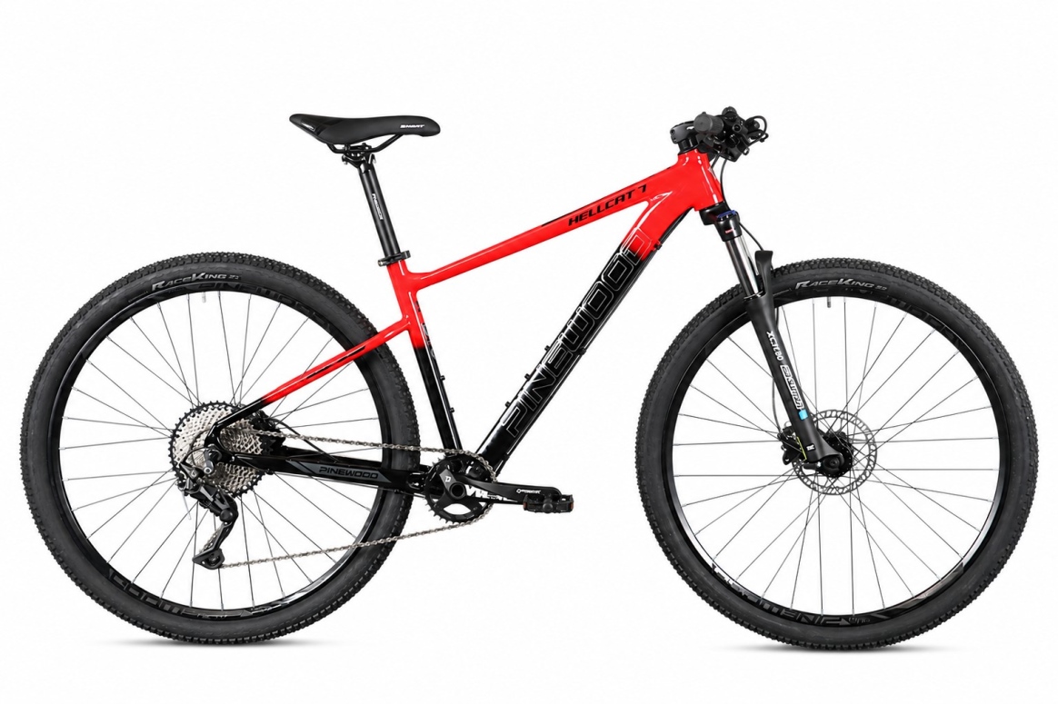 אופני הרים זנב קשיח אדום "PINEWOOD HELLCAT 7 27.5"X17