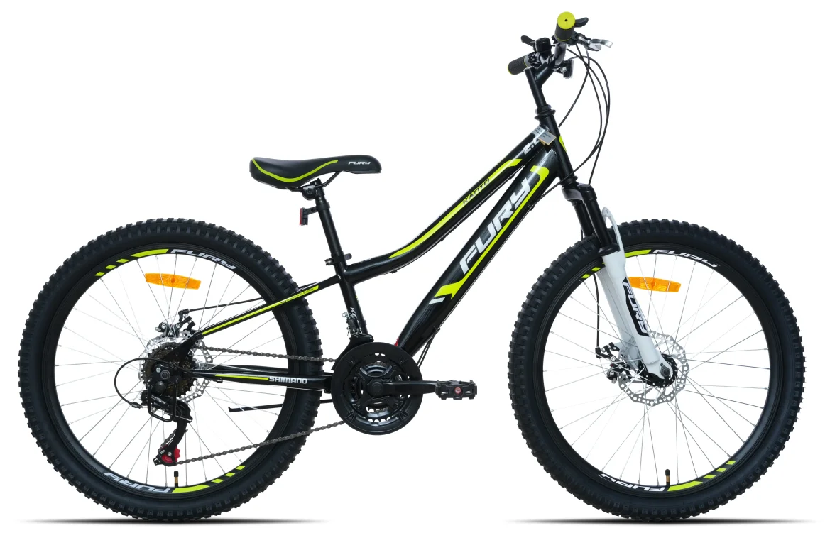 אופני הרים לילדים ונוער "24 שחור/צהוב Kanto 2.0  21 Spd,