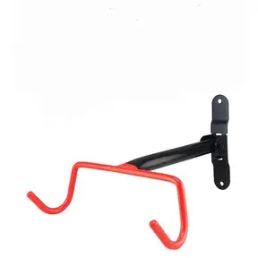 מתקן תליה לאופניים מתקפל לקיר אדום שחור