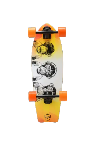 סקייטבורד קארבר במבוק - קוף leo surfer