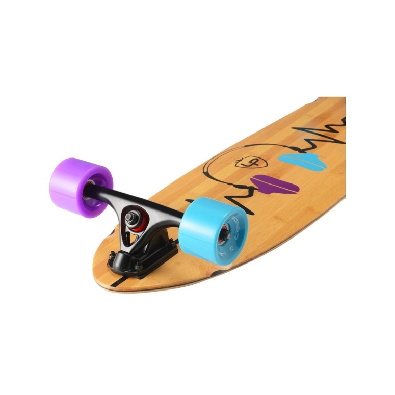סקייטבורד לונגבורד במבוק - כחול leo longboard