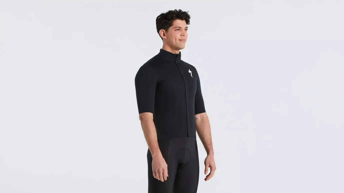 חולצת גשם קצרה Sl Pro Rain Jersey Ss Men Blk Xs