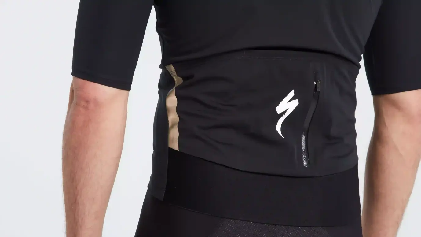 חולצת גשם קצרה Sl Pro Rain Jersey Ss Men Blk Xxl