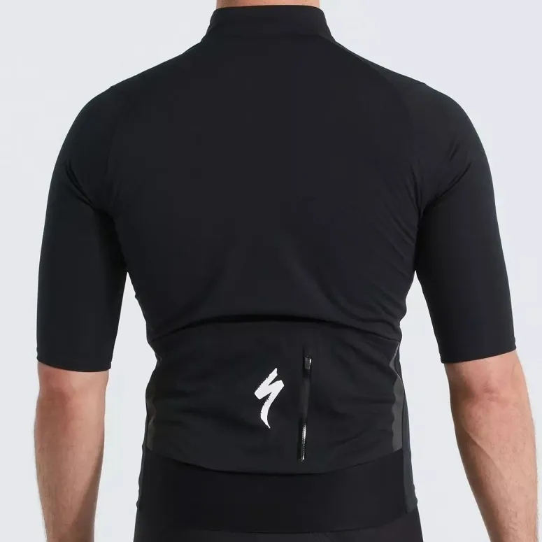 חולצת שרוולים קצרים עמידה במים ורוח SL PRO RAIN JERSEY SS MEN BLK S