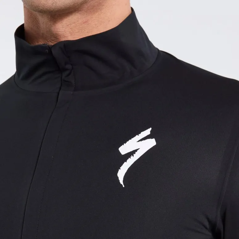 חולצת שרוולים קצרים עמידה במים ורוח SL PRO RAIN JERSEY SS MEN BLK S