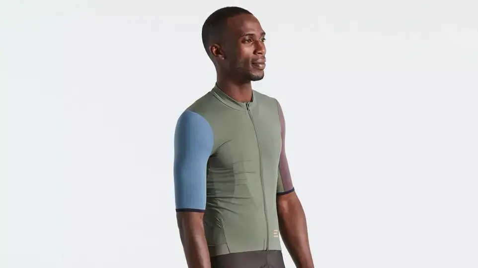 חולצת רכיבה לגברים שרוול קצר Prime Jersey Oakgrn Xl