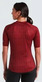 חולצת שרוולים קצרים לנשים SL AIR JERSEY SS WMN SPEED OF LIGHT INFRARED L