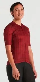 חולצת שרוולים קצרים לנשים SL AIR JERSEY SS WMN SPEED OF LIGHT INFRARED M