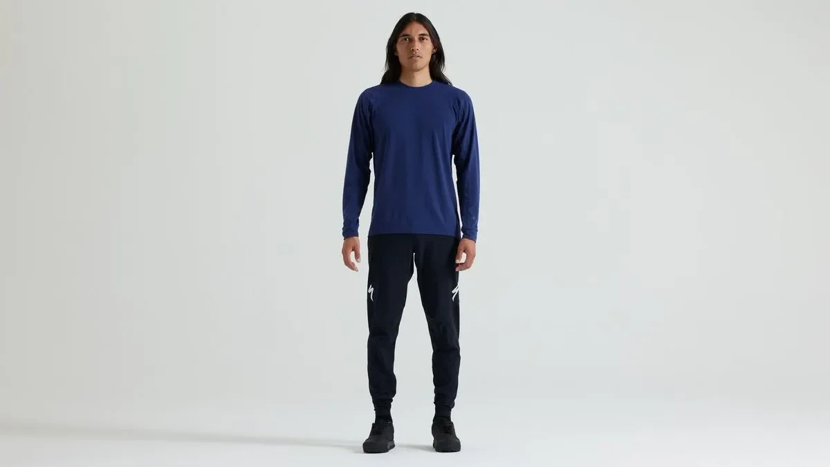 חולצה שרוולים ארוכים TRAIL JERSEY LS MEN DPMRNBLU L