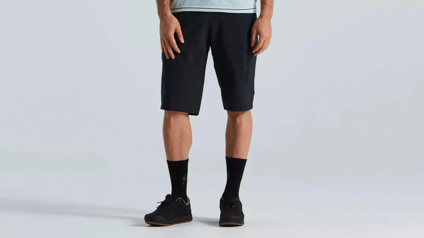 מכנסי רכיבה קצרים לגברים Trail Cargo Short Men Blk 42