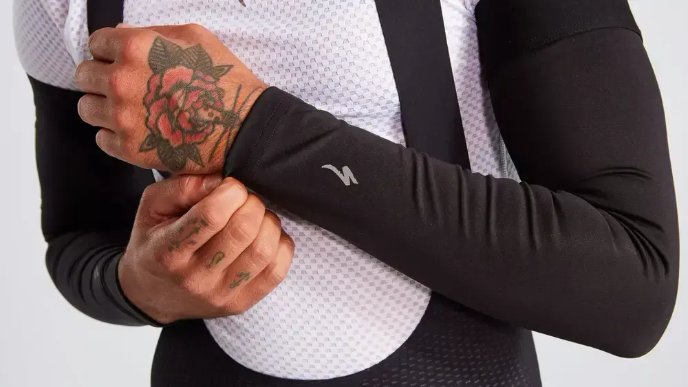 מחמם זרוע לגשם שחור Race Xl