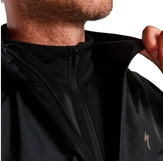 SL PRO מעיל רוח גברים שחור S