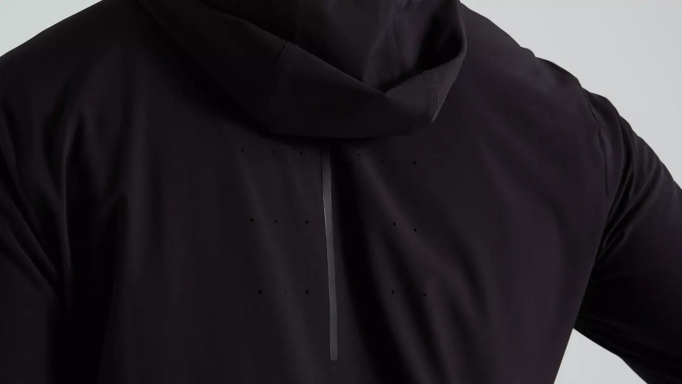 מעיל רוח לגבר שחור Legacy Xxl