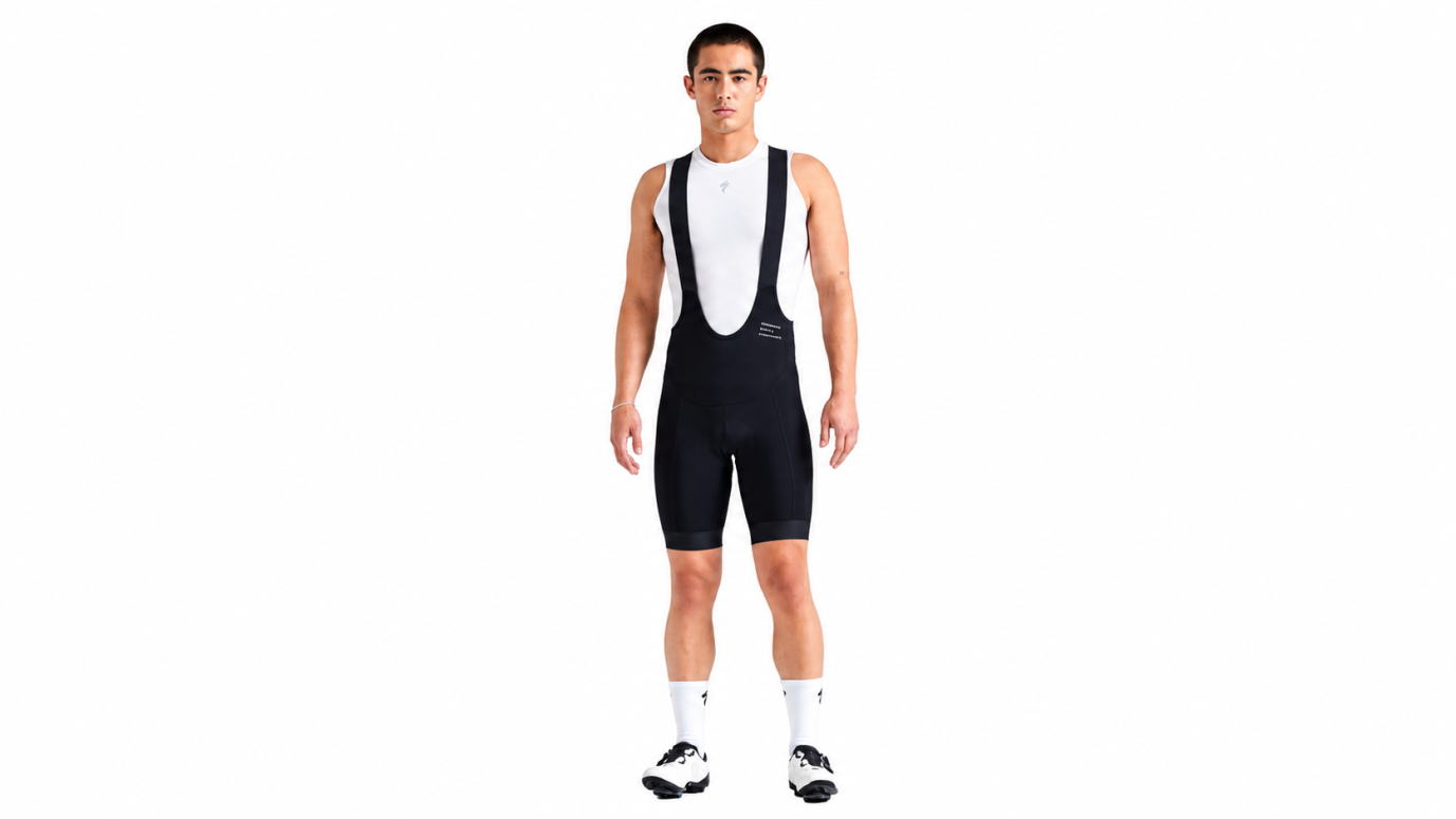 מכנסי ביב קצרים SBC FOUNDATION BIB SHORT MEN BLK S