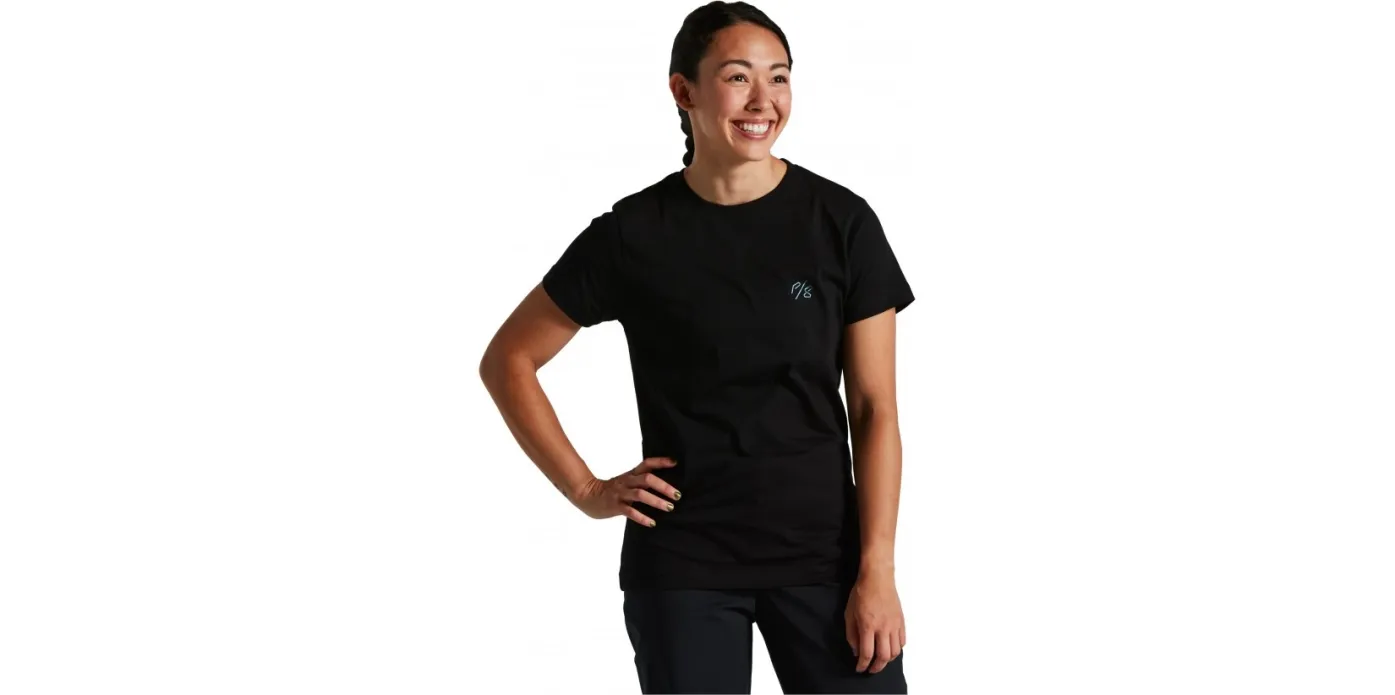 SAGAN DECON GREEN TEE SS חולצת נשים שרוולים קצרים בצבע שחור L