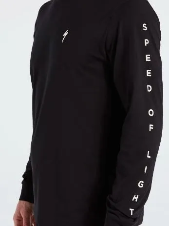 חולצה SPEED OF LIGHT TEE LS MEN DARK S
