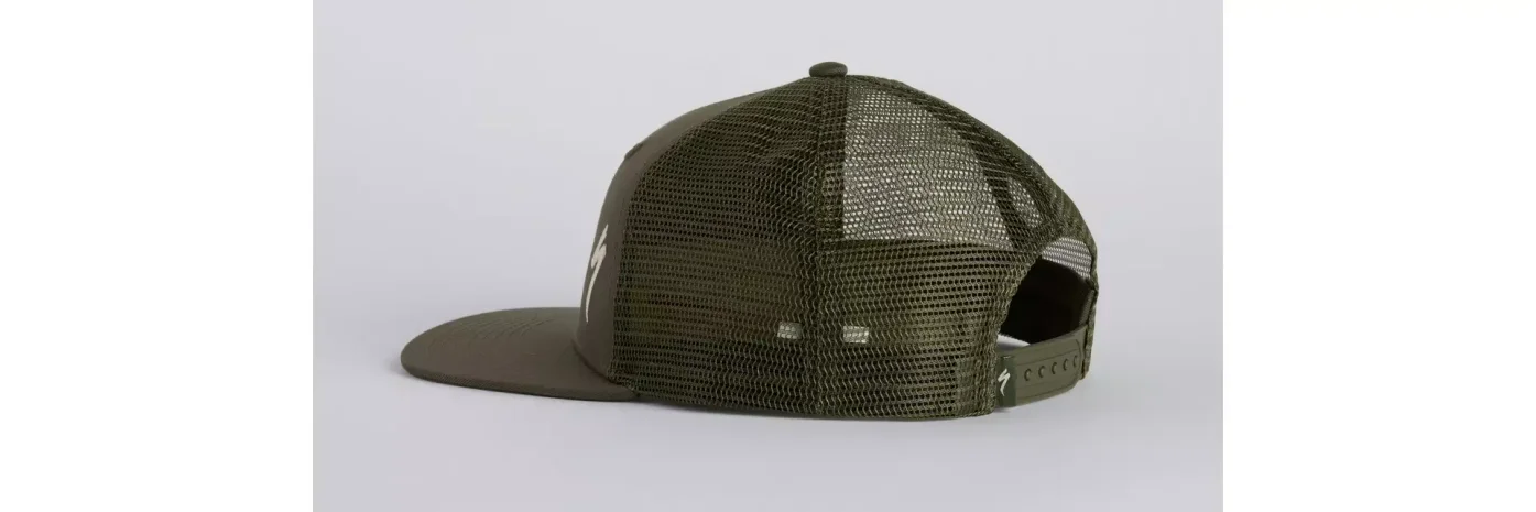 כובע מצחיה לוגו S Slogo Trucker Hat Oakgrn/Brchwht Osfa