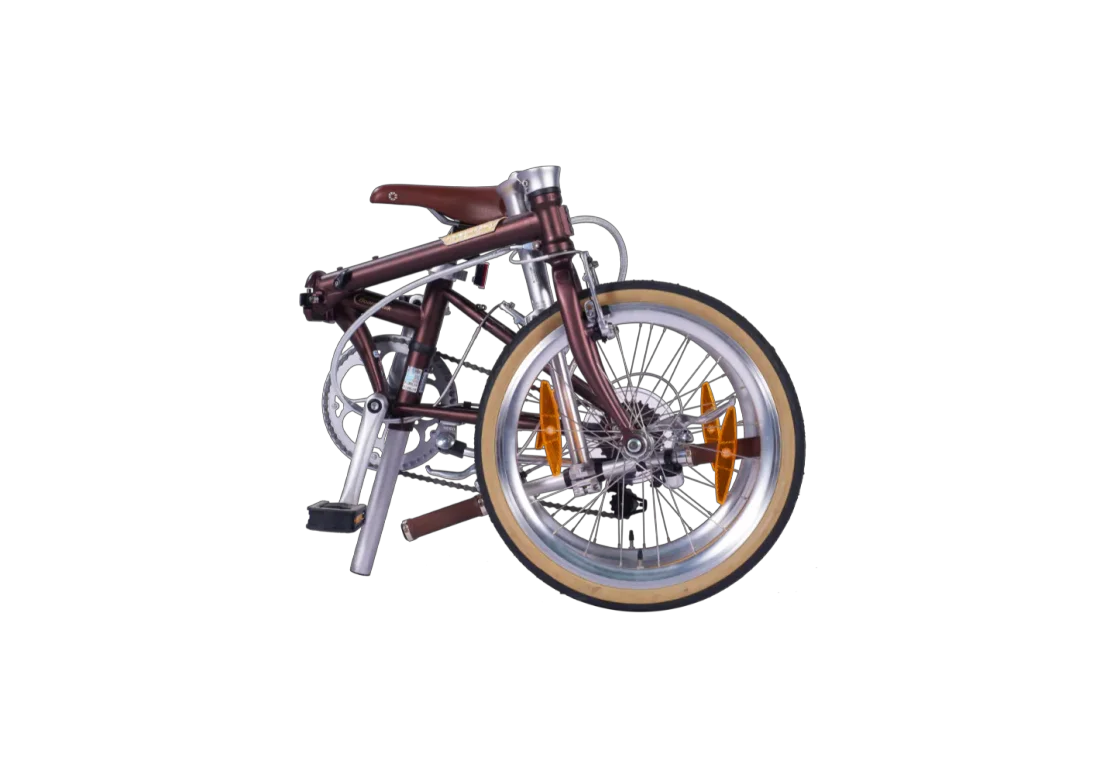 אופניים מתקפלים אדום "16 Boardwalk D7 16'' Chromoly HAC671Speed