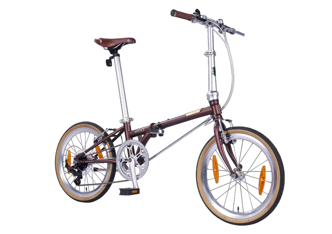 אופניים מתקפלים אדום "16 Boardwalk D7 16'' Chromoly HAC671Speed