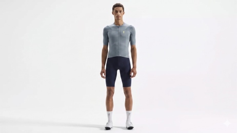 חולצת רכיבה לגבר תכלת S-WORKS RACE JERSEY SS MEN GCL S