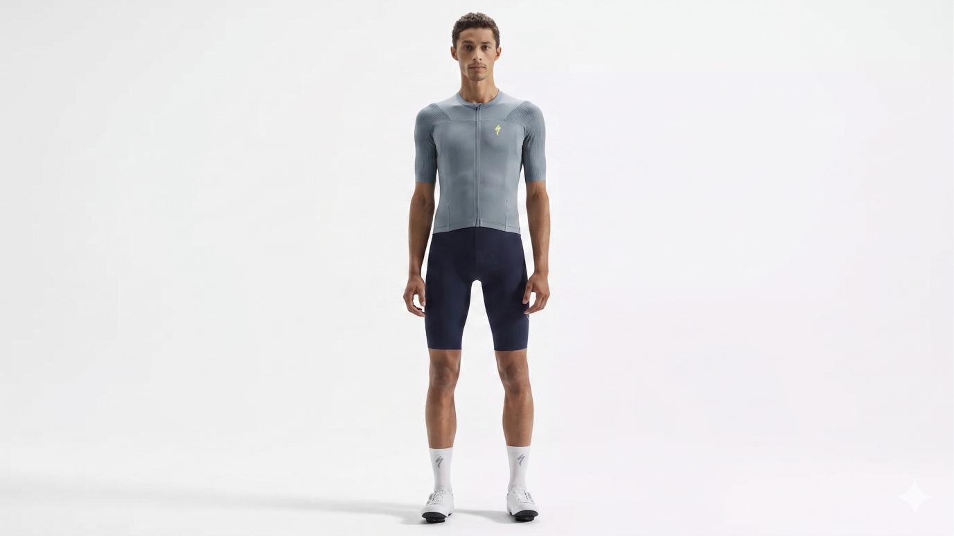 חולצת רכיבה לגבר תכלת S-WORKS RACE JERSEY SS MEN GCL M