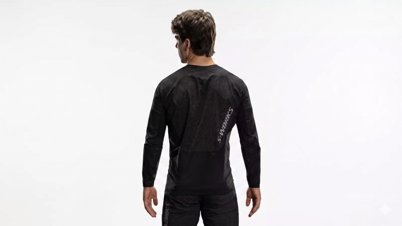 חולצה S-Works OFFROAD RACE JERSEY LS MEN BLK S