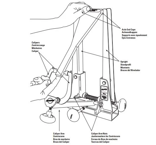 #1554-1  כלי לכיוון מישר גלגלים ל- TS-2  TS-3