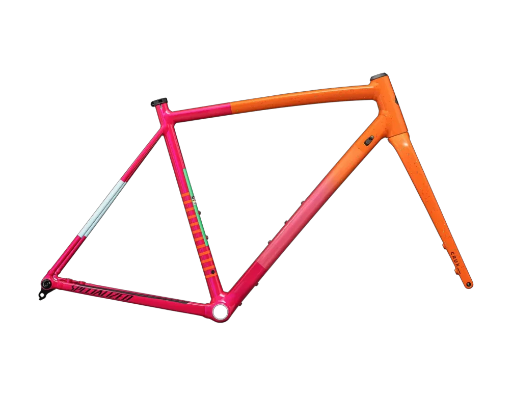 שילדת אופני גראבל Crux Dsw Frmset Ambrglw/Vivpnk/Mnshdwmet 56